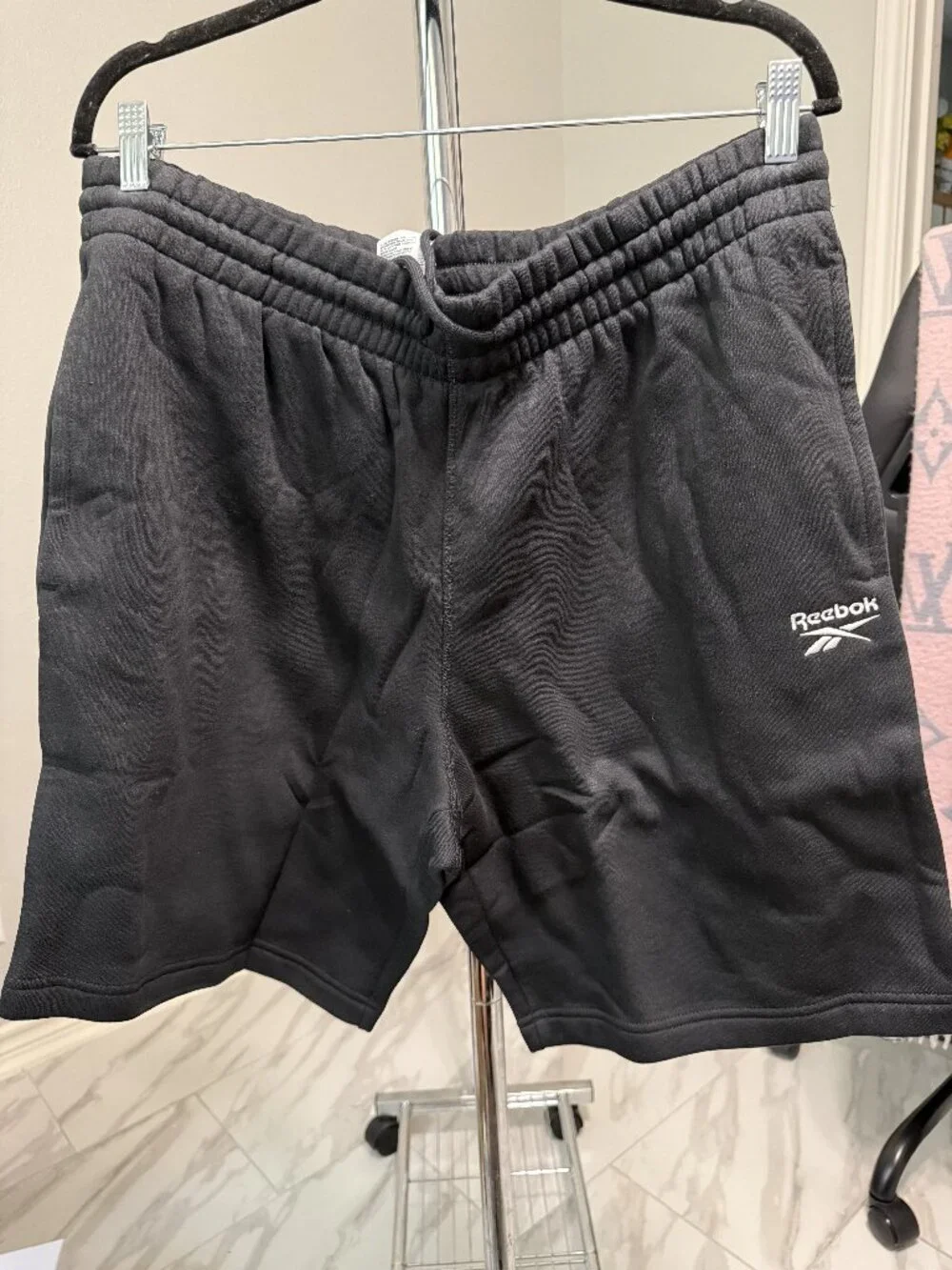 Reebok Men's Identity Small Logo Fleece Shorts - XL